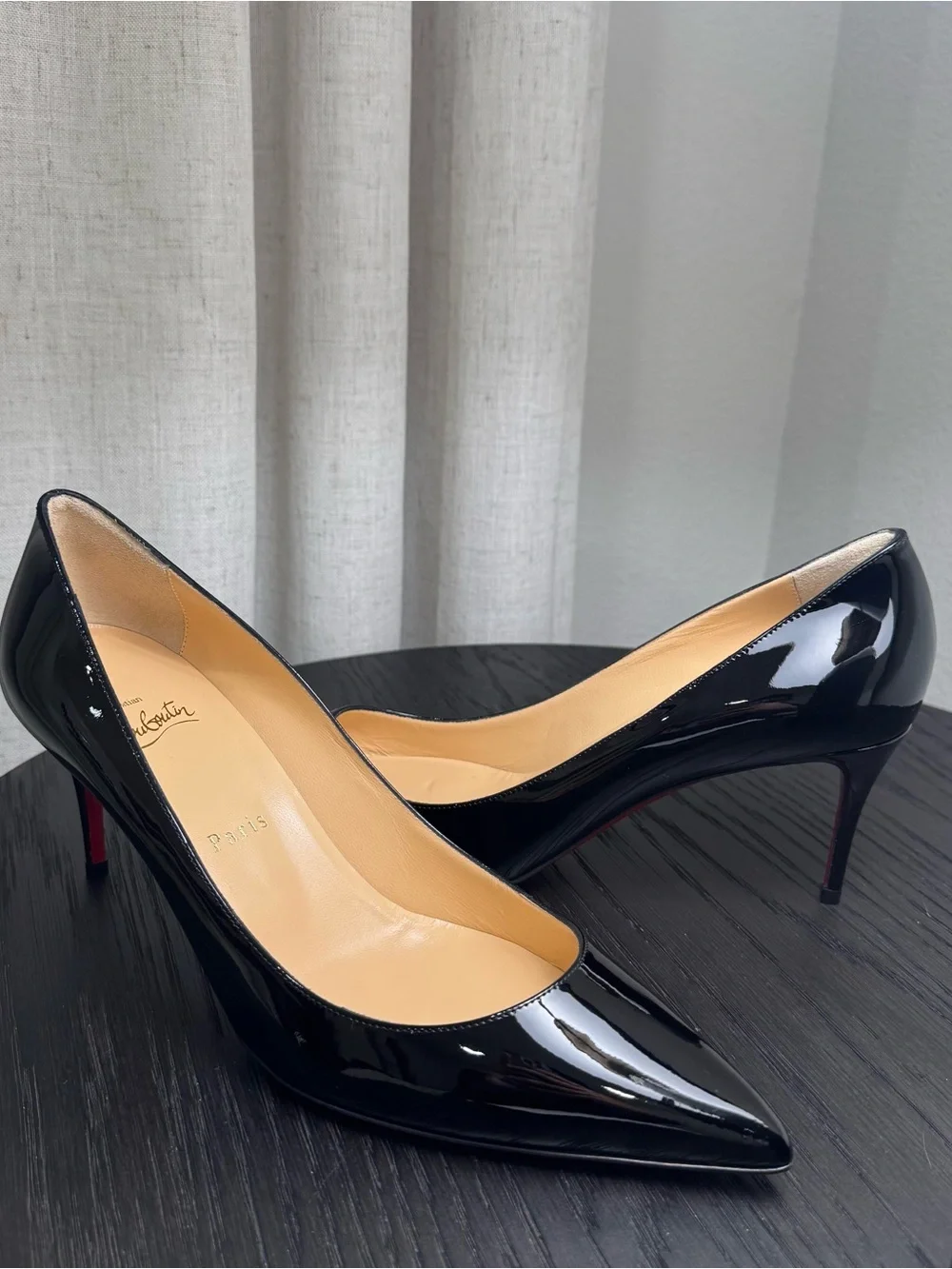 Christian Louboutin Kate 70 Pumps Patent Black 39